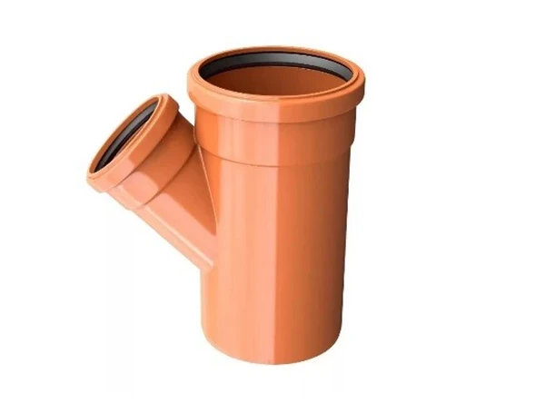 Тройник ПВХ для канализационных труб